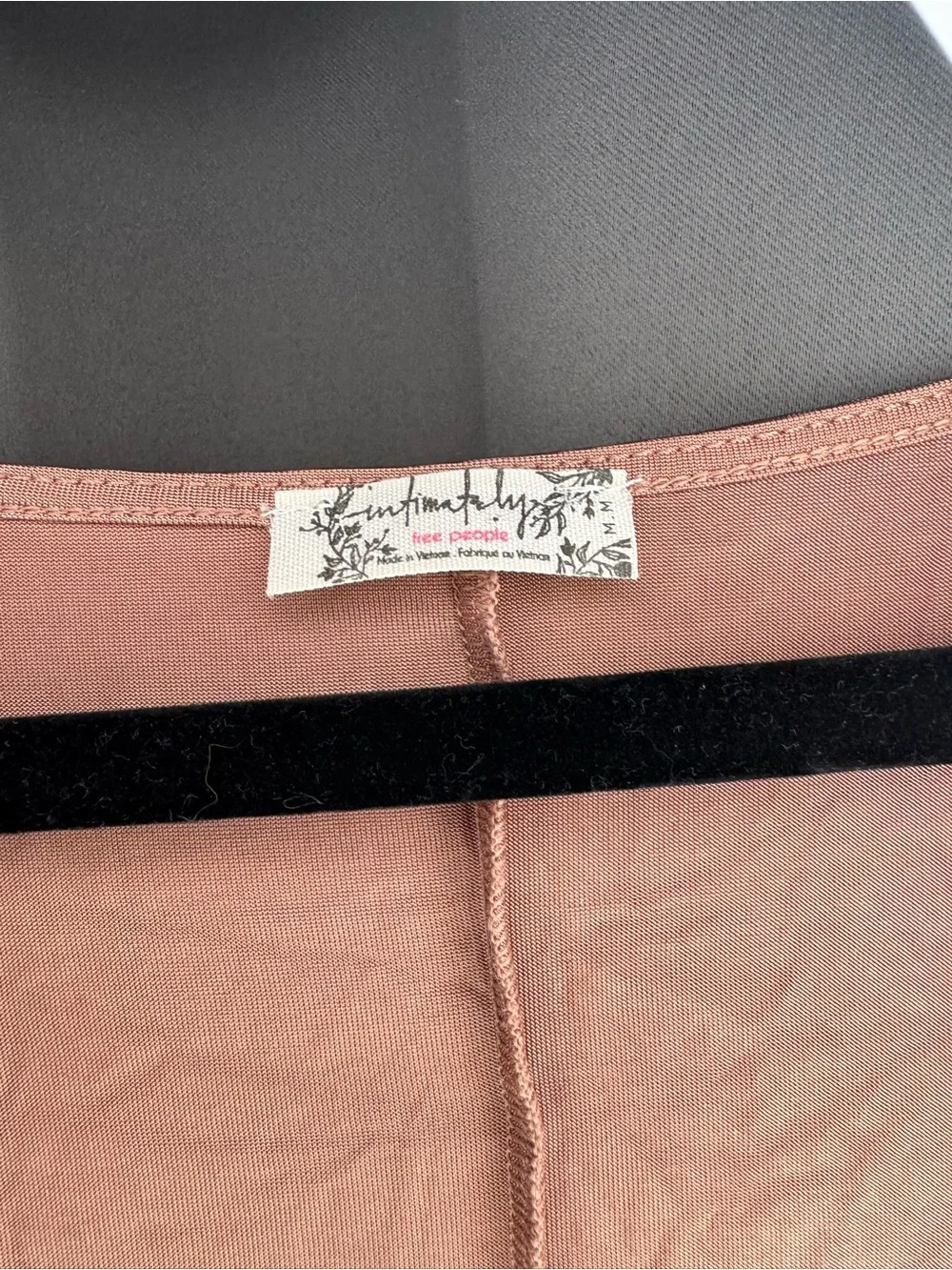 Free People Ruched Square Neck Long Sleeve Top | Dusty Rose Blush | Size M